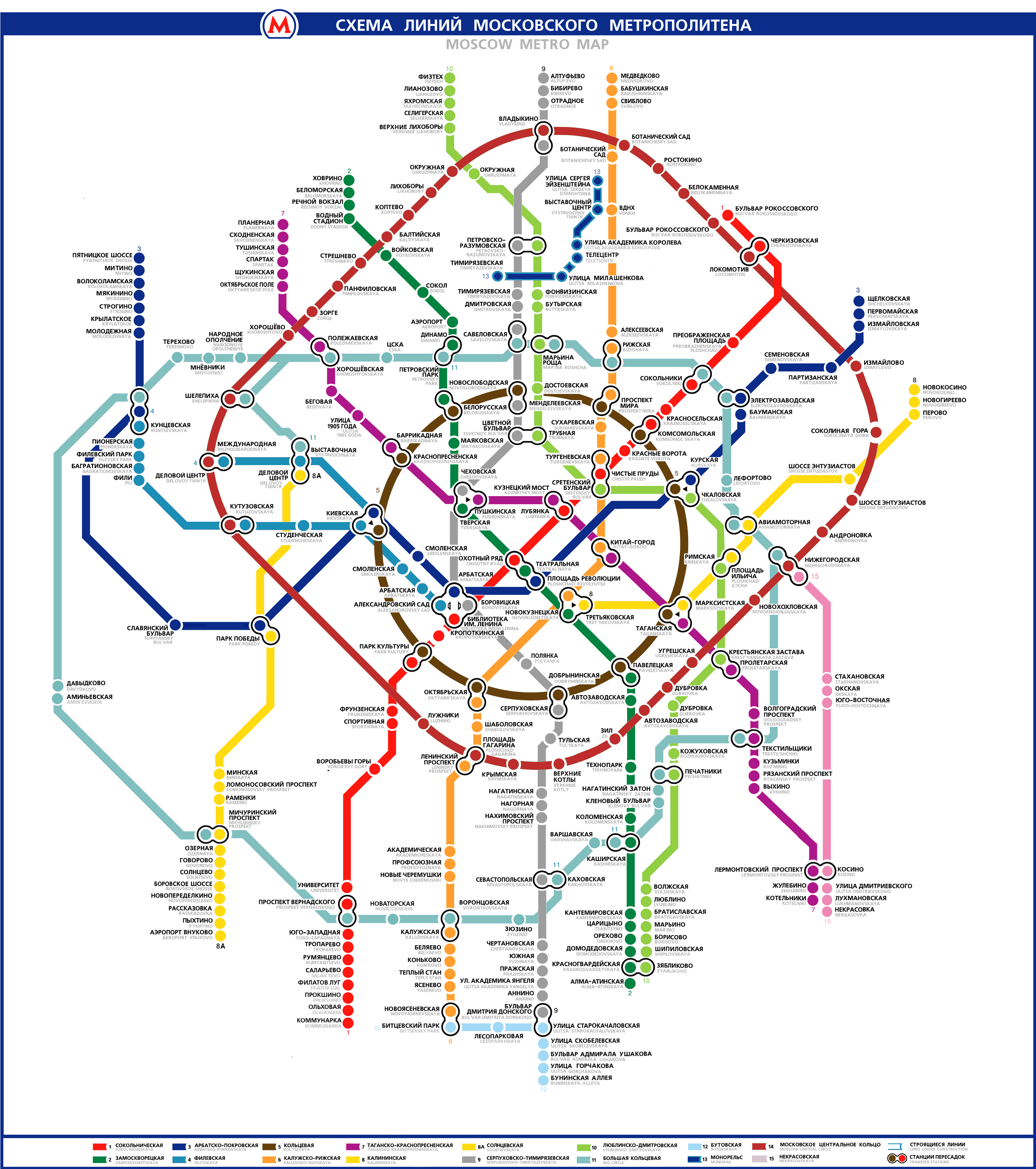 Москва — Метрополитен — Схемы