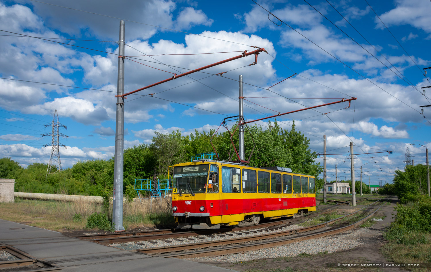 Барнаул, Tatra T6B5SU № 1007