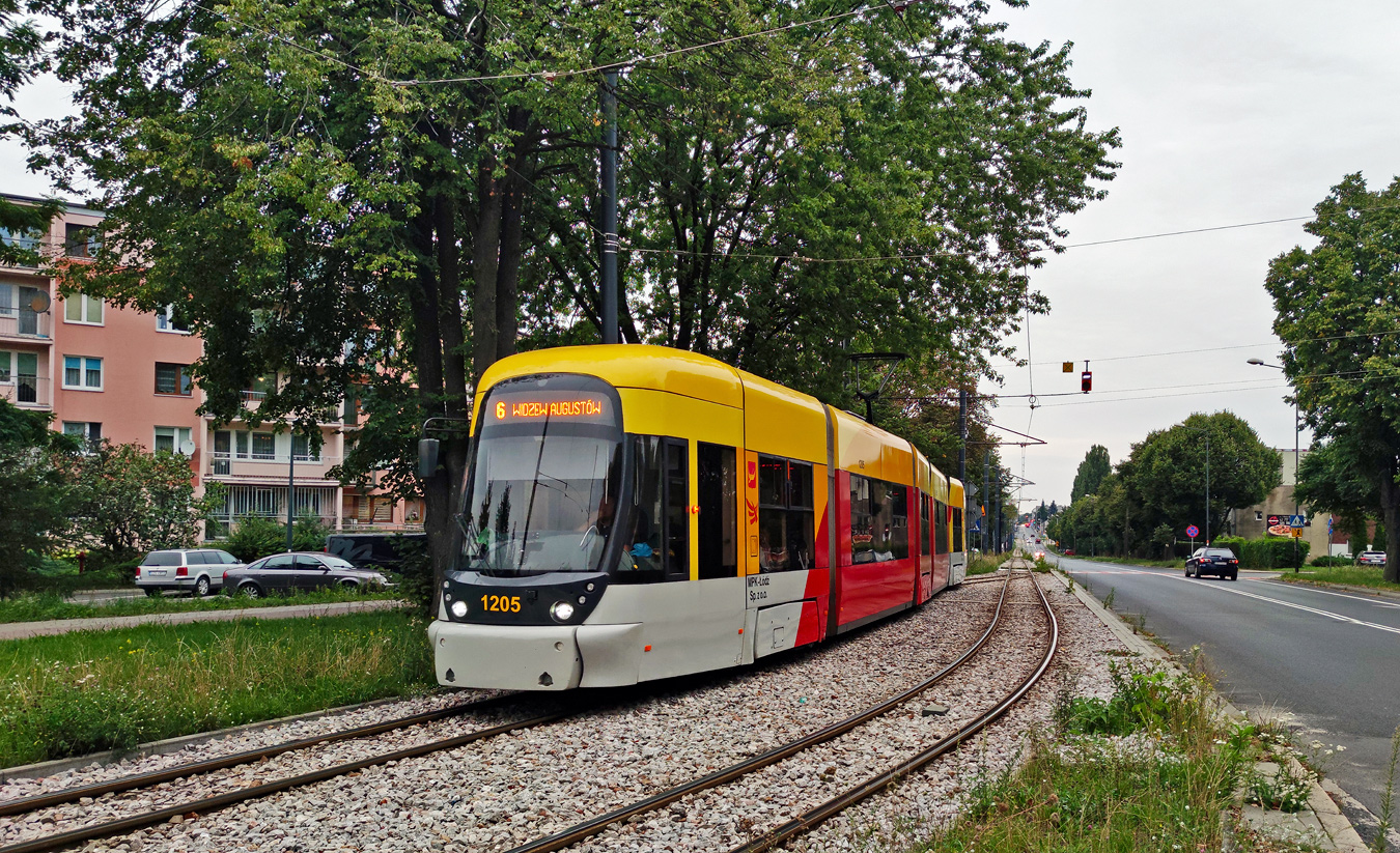 Лодзь, Bombardier Cityrunner № 1205; Лодзь — Пригородные трамваи — Згеж