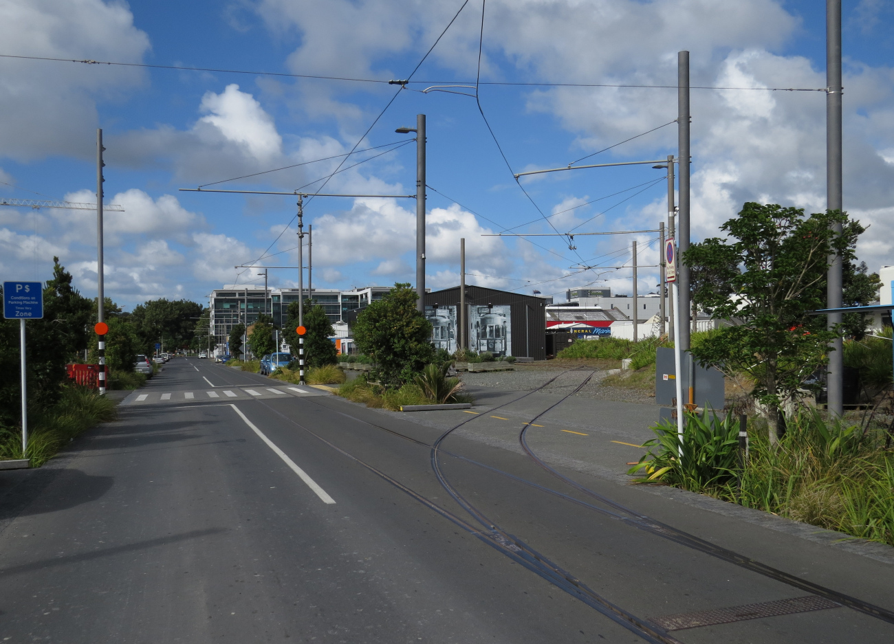 Окленд — Dockline Tramway — Линии и инфраструктура