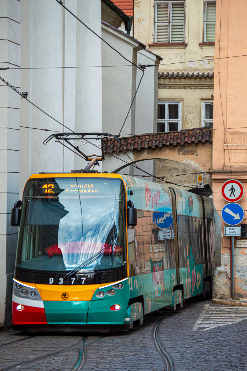Прага, Škoda 15T5 ForCity Alfa Praha № 9377; Прага — Трамвайные линии и инфраструктура