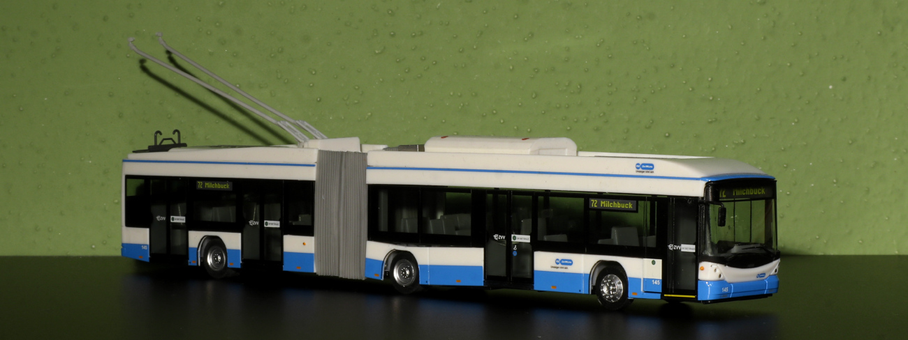Цюрих, Hess SwissTrolley 3 (BGT-N2C) № 145; Моделизм