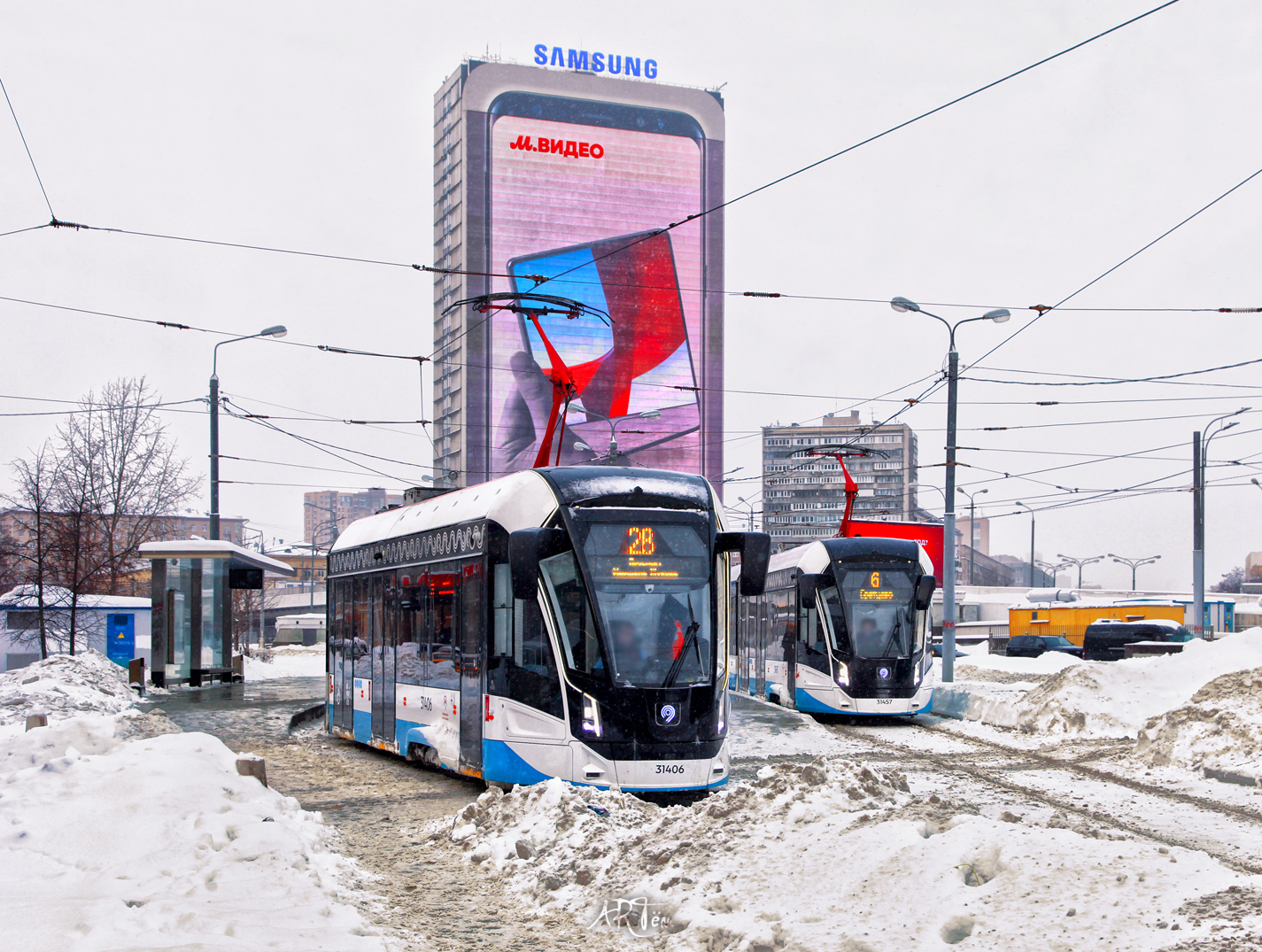 Moskau, 71-931M “Vityaz-M” Nr. 31406; Moskau — Terminus stations