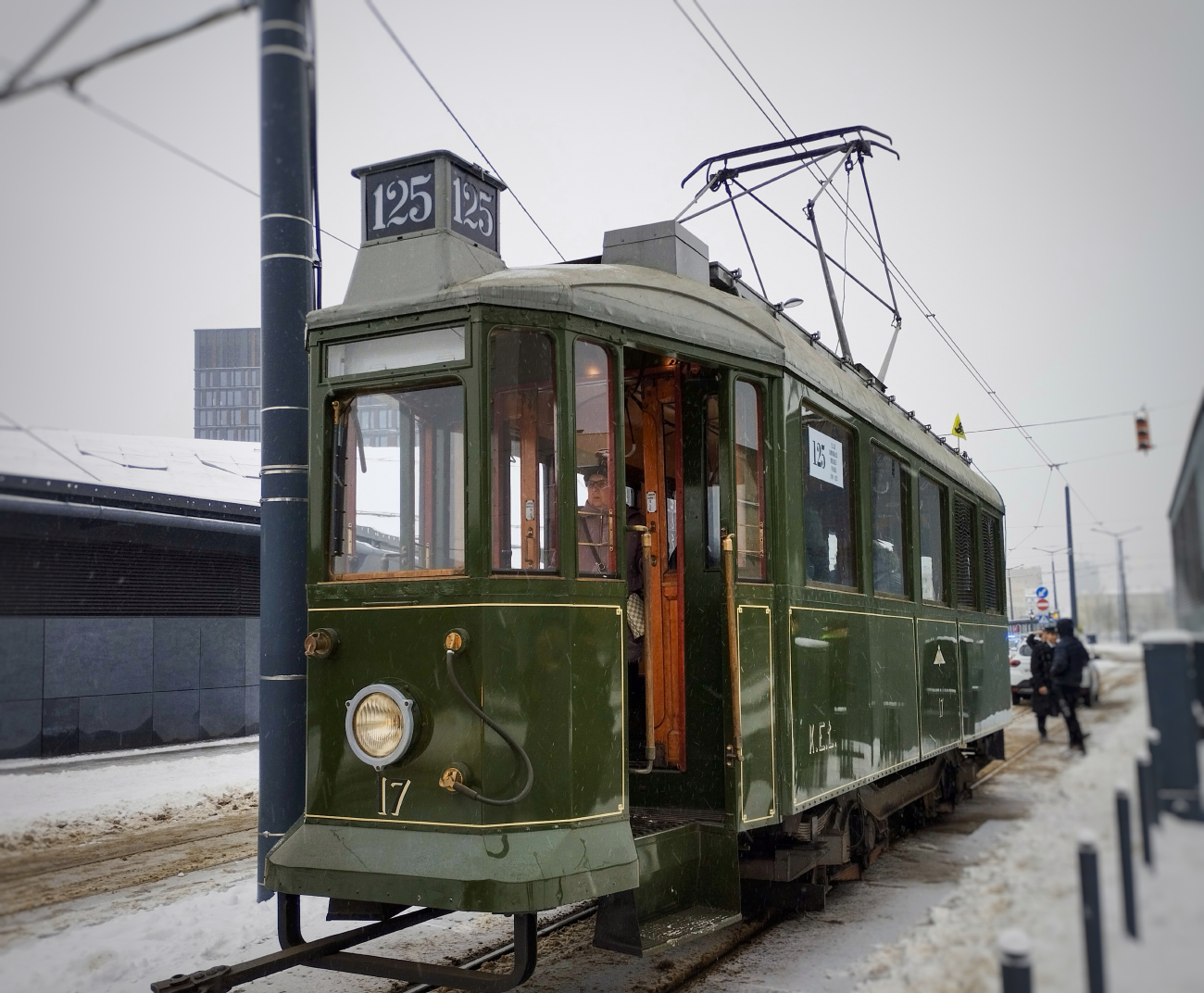 Лодзь, Sanok SN1 № 17; Лодзь — 125 лет общественному транспорту в Лодзи — 3.12.2023