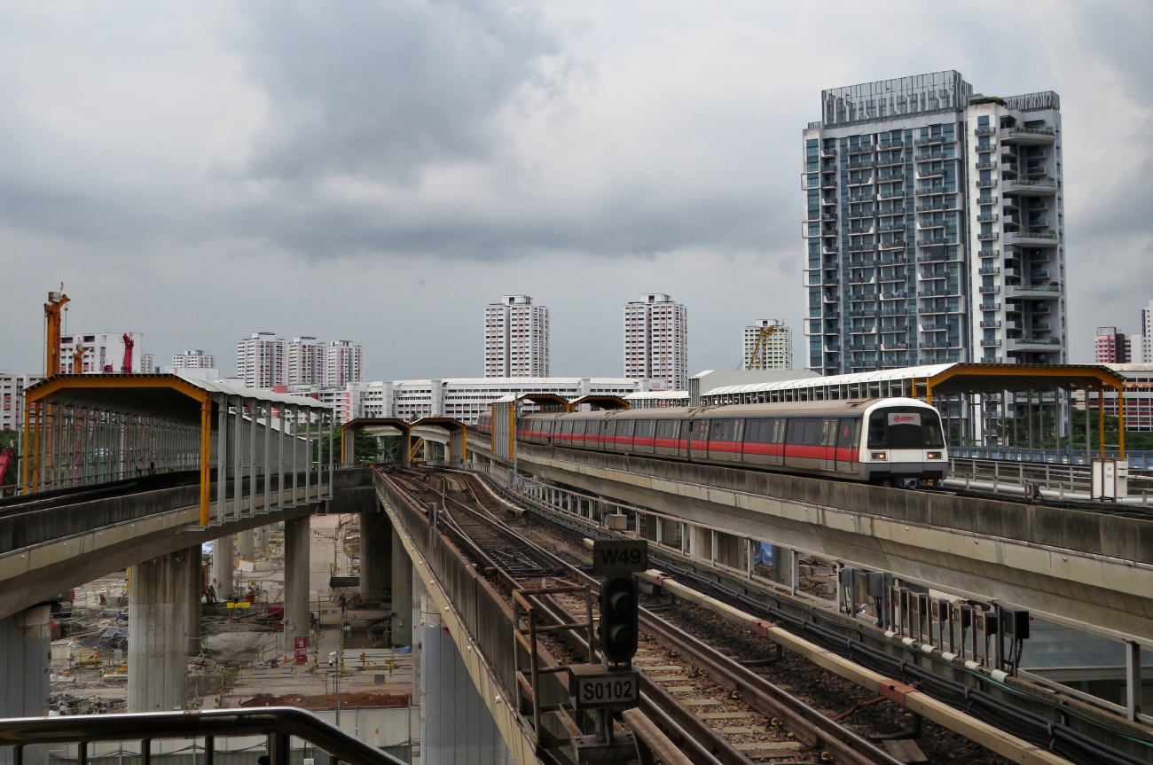 Сингапур — Метрополитен — [1] North South Line (NSL); Сингапур — Метрополитен — [2] East West Line (EWL)