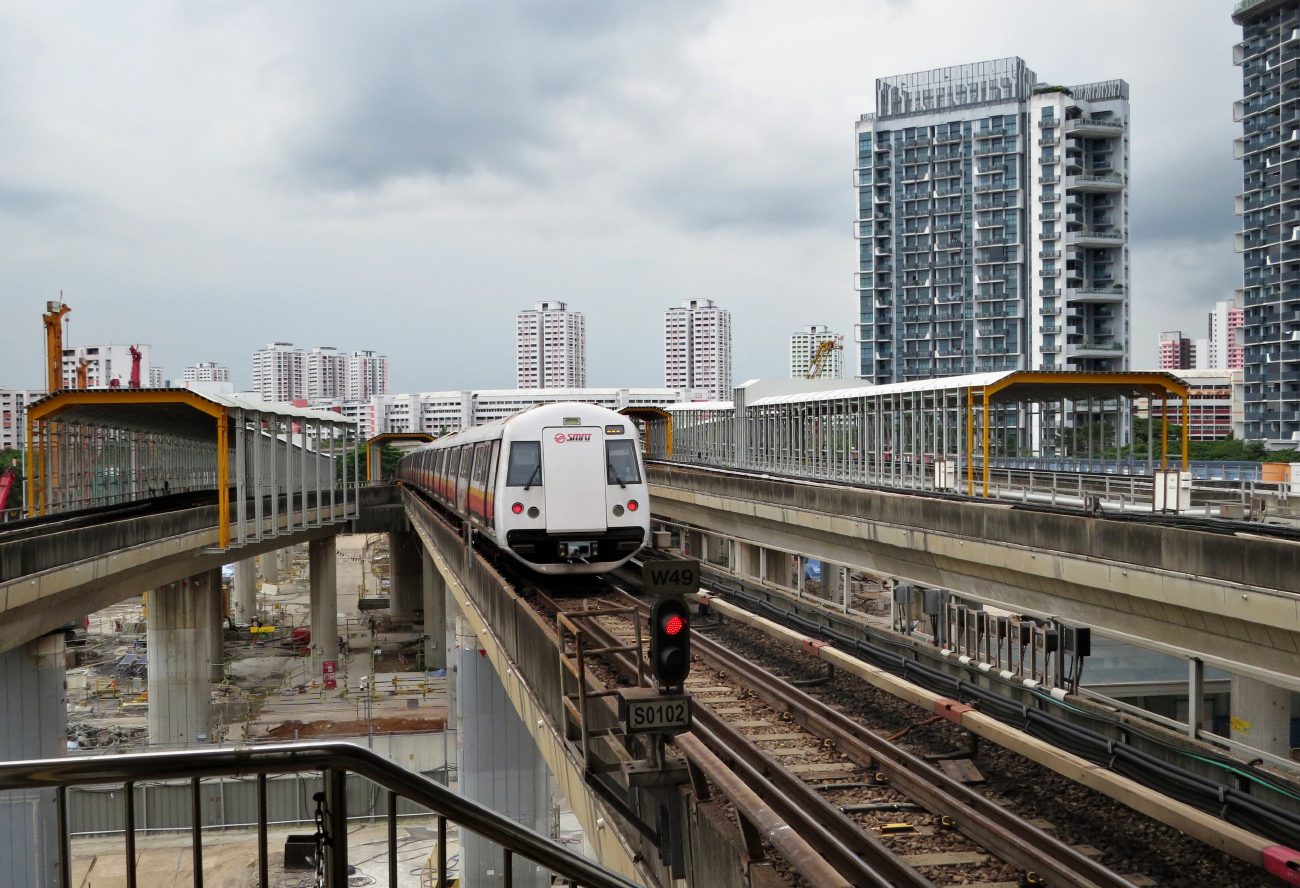 Сингапур — Метрополитен — [1] North South Line (NSL); Сингапур — Метрополитен — [2] East West Line (EWL)