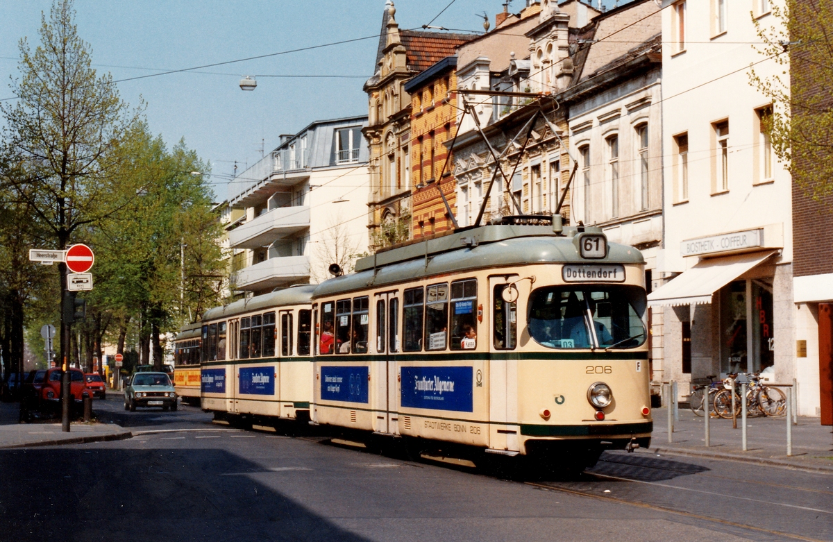 Bonn, Duewag T4 nr. 206