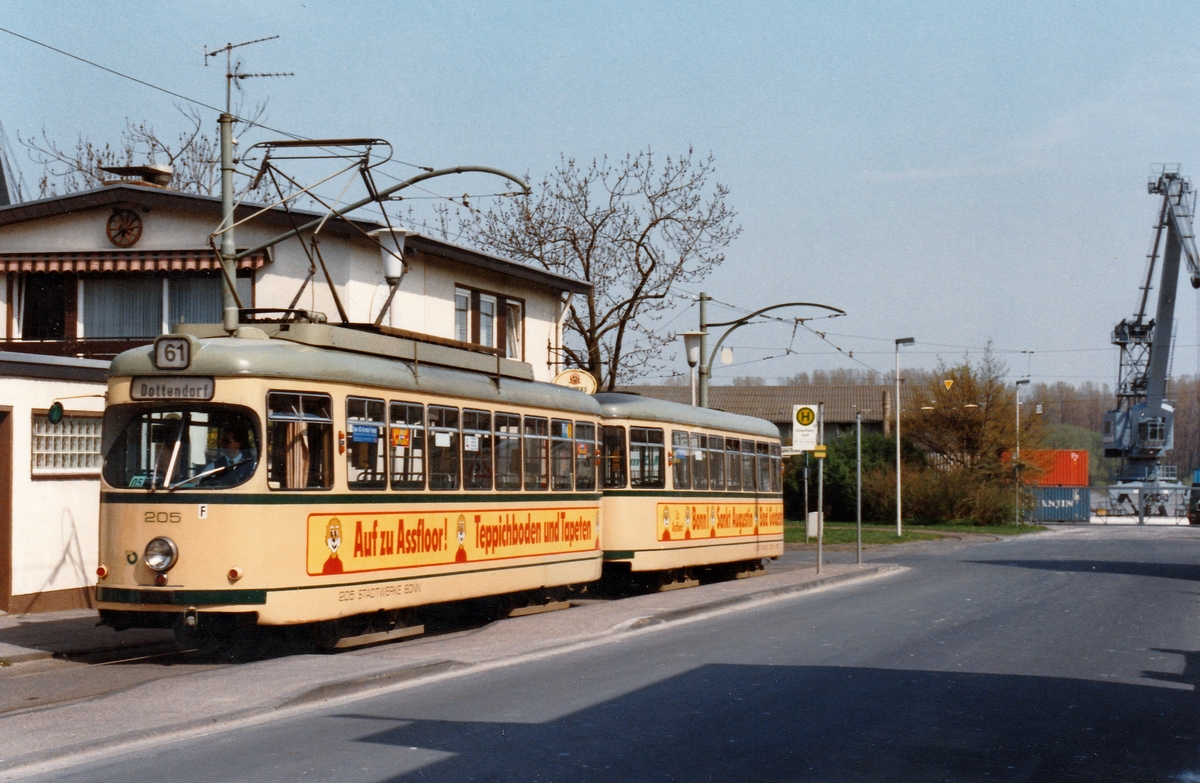 Bonn, Duewag T4 № 205