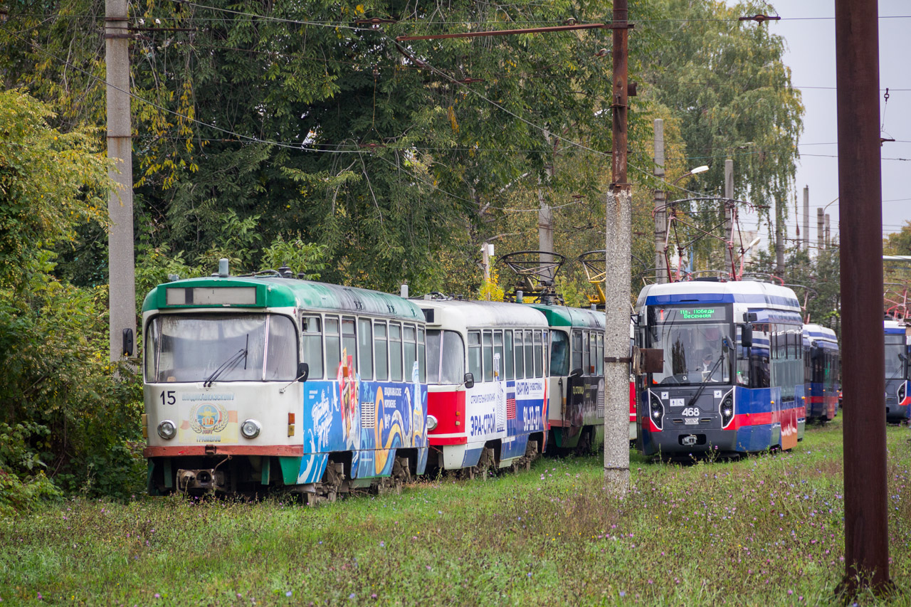 Владикавказ, Tatra T4DM № 15; Владикавказ, 71-412 № 468