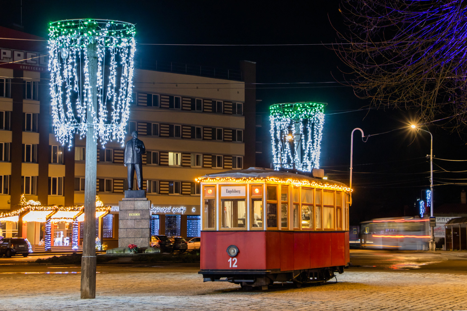 Sovetsk, MS* — 12; Sovetsk — Tram monument