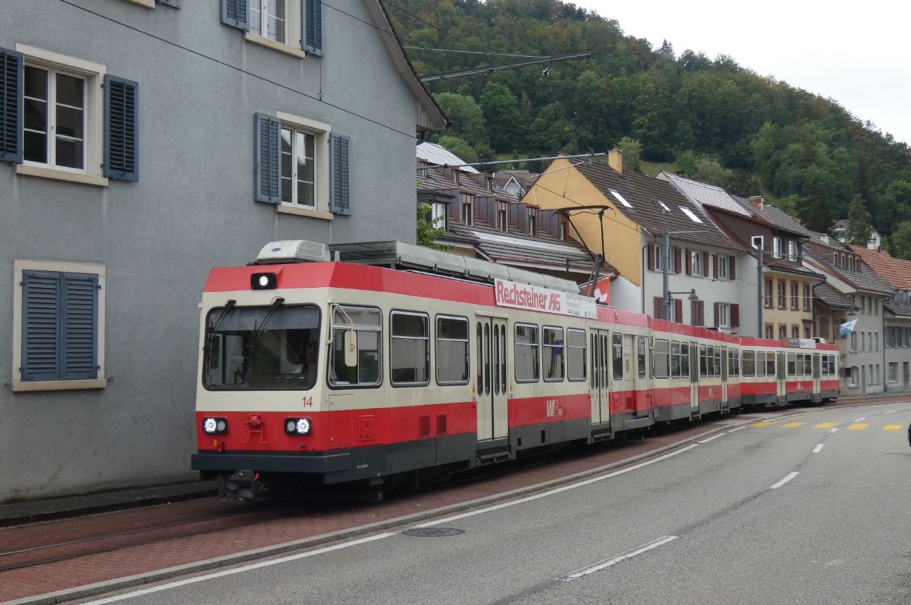 Liestal-Waldenburg, Schindler/SIG/BBC Be 4/4 nr. 14