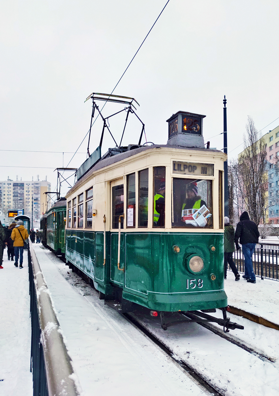 Łódź, Lilpop III — 158; Łódź — 125 years of public transport in Łódź — 3.12.2023