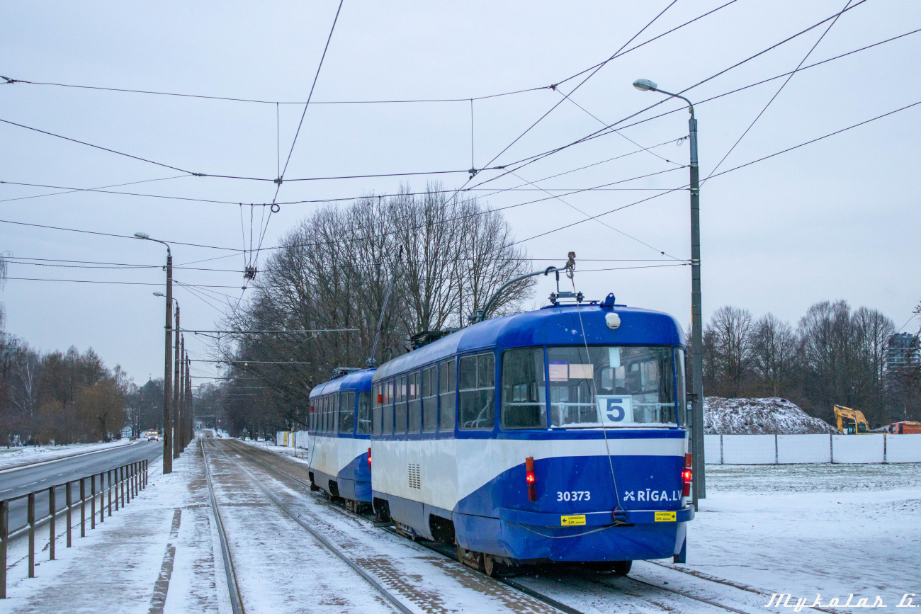 Рига, Tatra T3A № 30373