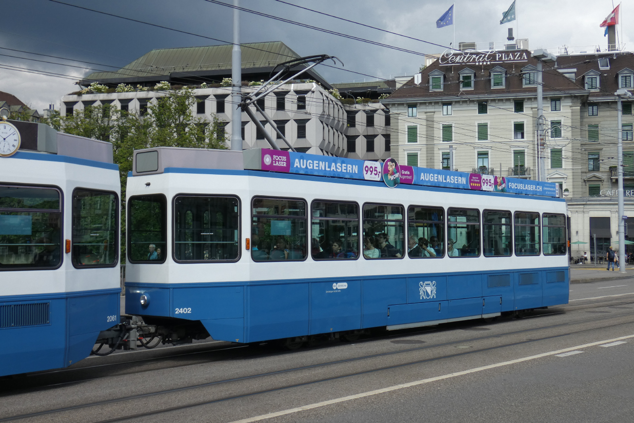 Цюрих, SWP/SIG/BBC Be 2/4 "Tram 2000 Pony" № 2402