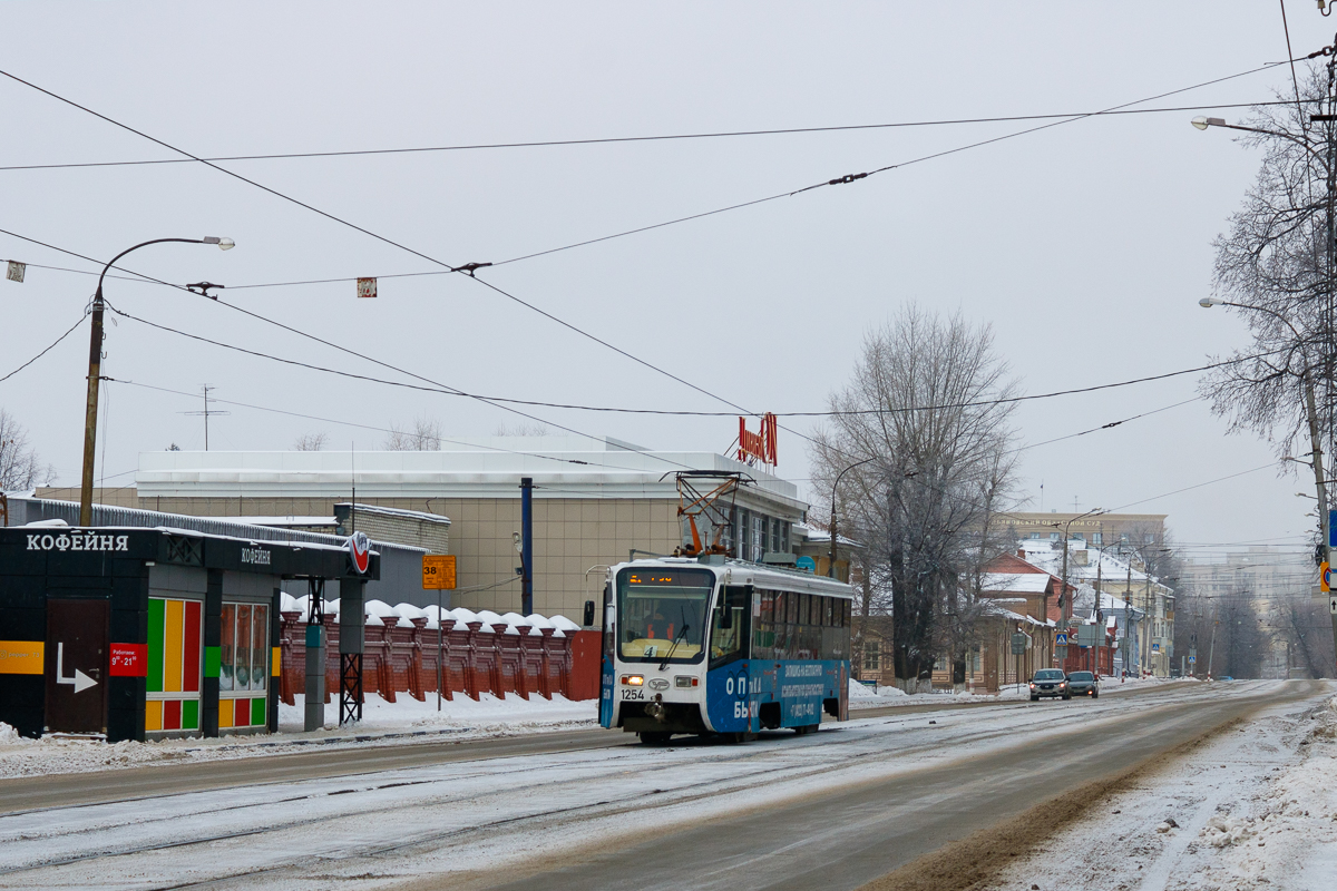 Ульяновск, 71-619А-01 № 1254; Ульяновск — Трамвайные линии: Ленинский район