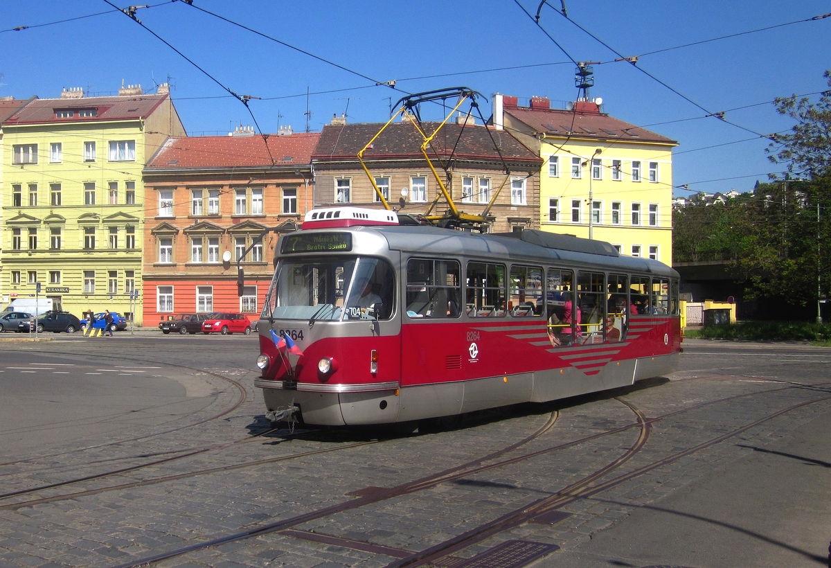 Прага, Tatra T3R.PLF № 8264