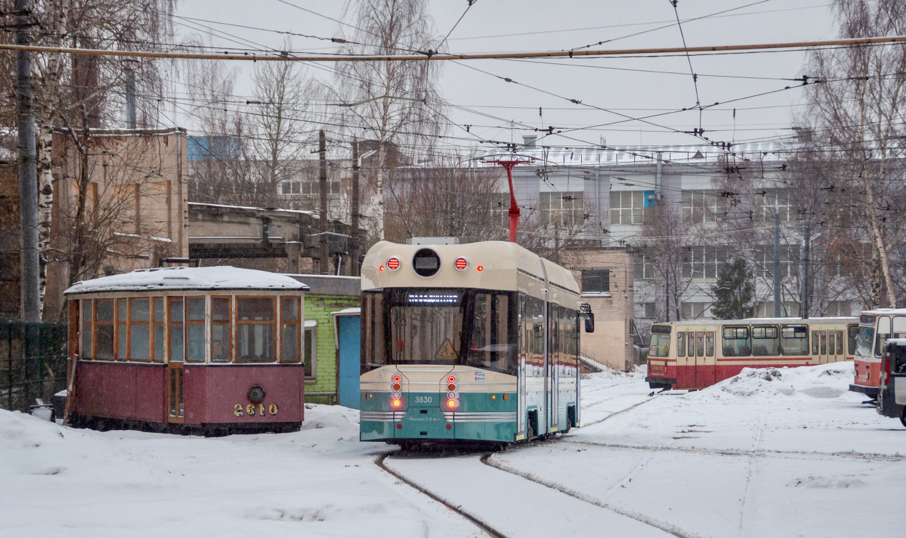 Санкт-Петербург, МС-4 № 2610; Санкт-Петербург, 71-421Р «Довлатов» № 3830