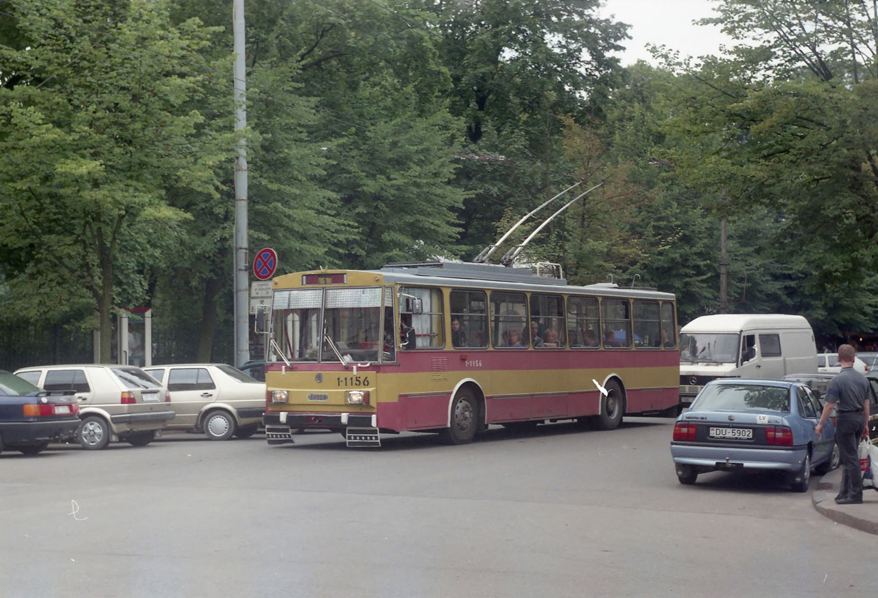 Рига, Škoda 14Tr02/6 № 1-1156