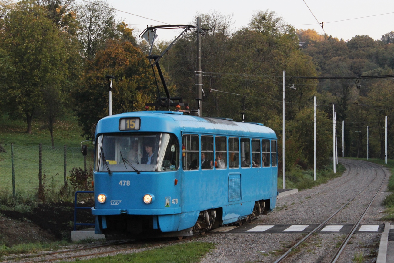 Zagreba, Tatra T4YU № 478