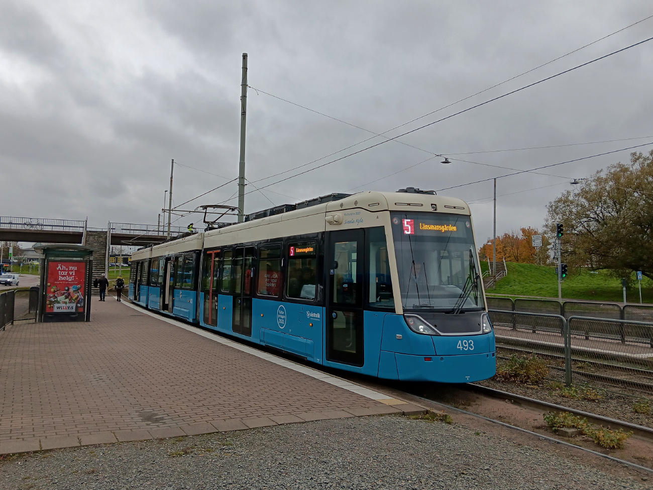 Гётеборг, Alstom M33B Flexity Göteborg № 493