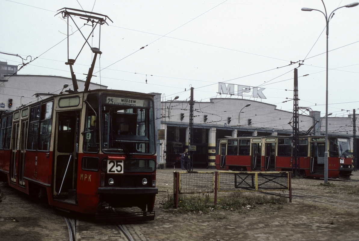 Лодзь, Konstal 805N № 455; Лодзь — Старые фотографии