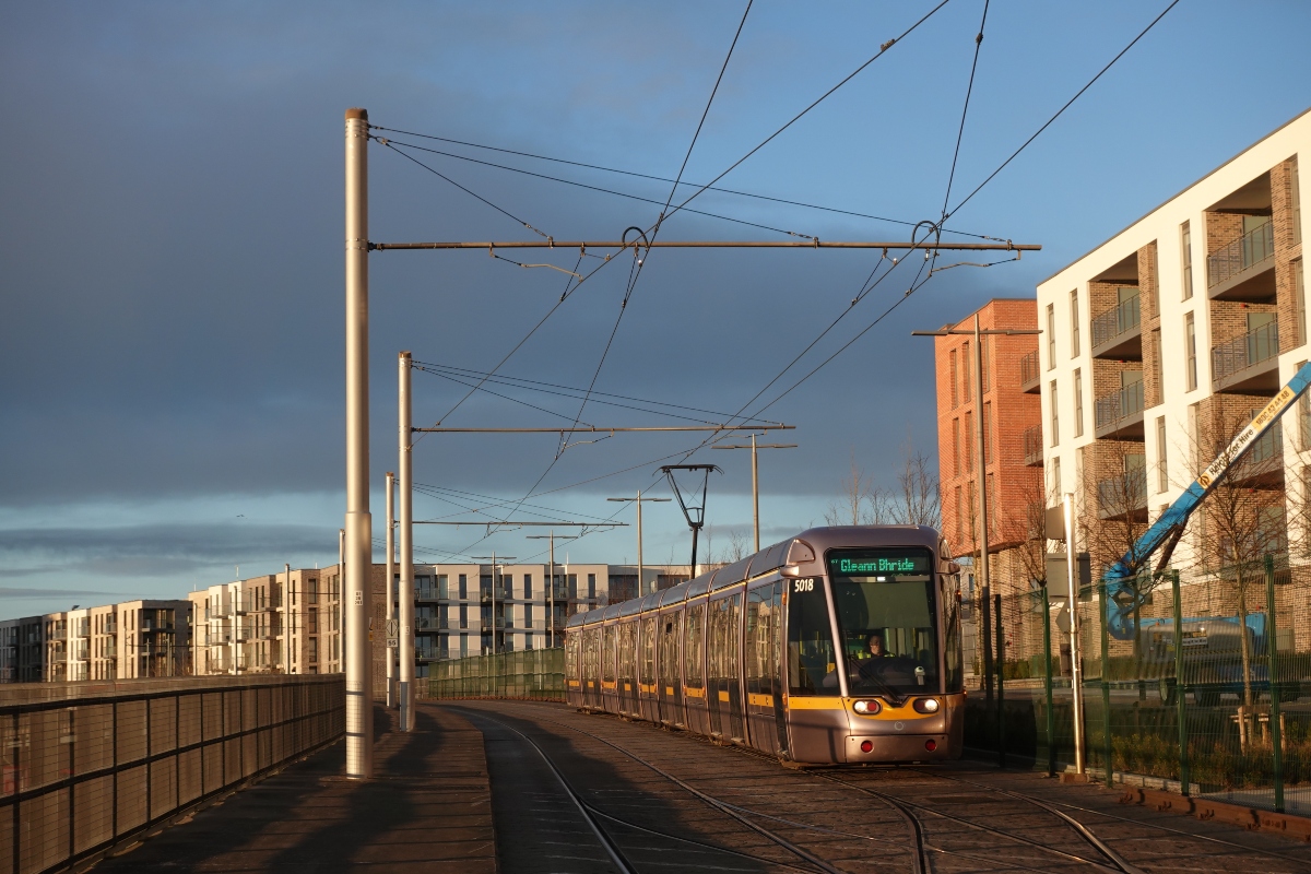 Дублин, Alstom Citadis 502 № 5018