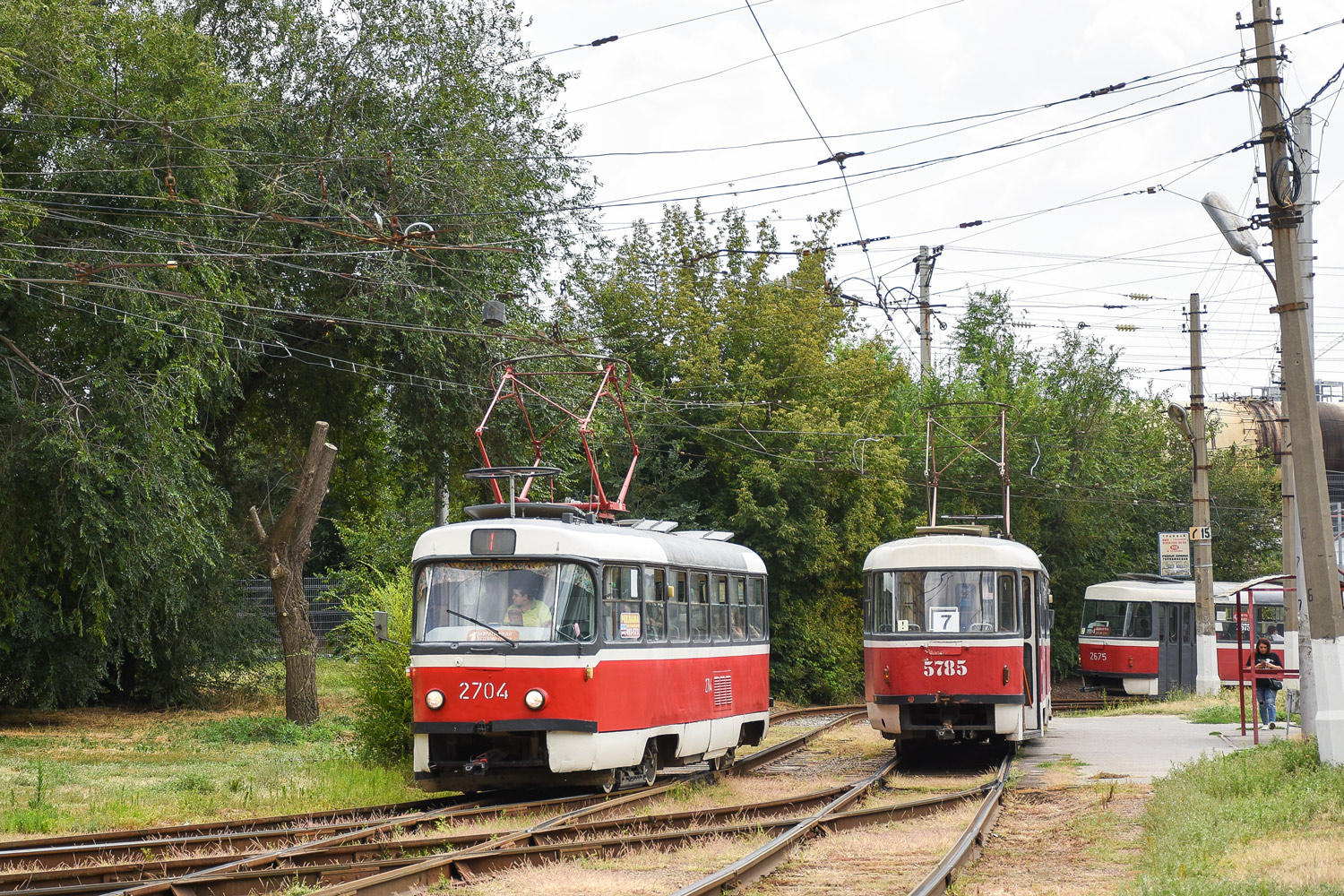 Волгоград, Tatra T3SU № 2704; Волгоград, Tatra T3SU № 5785