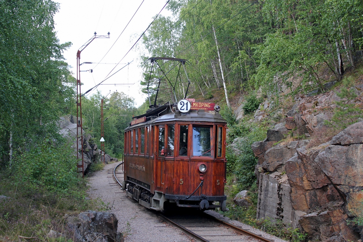 Malmköping, ASEA 2-axle motor сar # 5