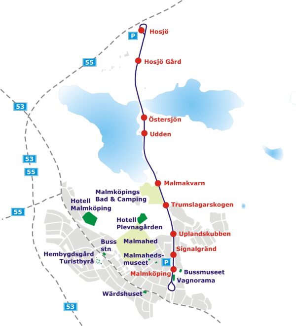 Malmköping — Maps