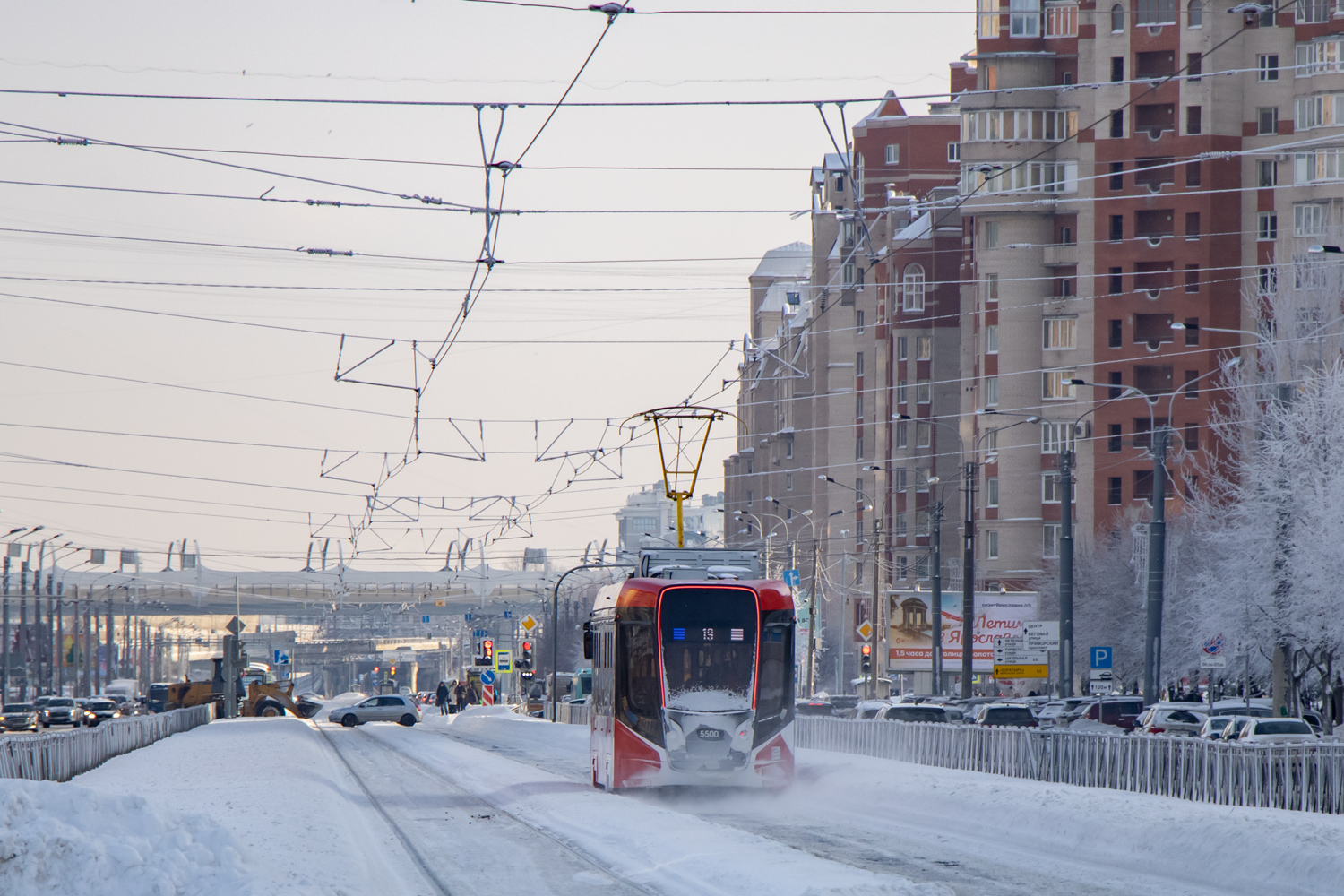 Saint-Pétersbourg, 71-628-02 N°. 5500; Saint-Pétersbourg — Tram lines and infrastructure