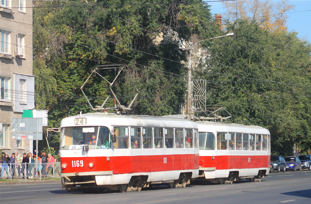 Самара, Tatra T3SU (двухдверная) № 1169