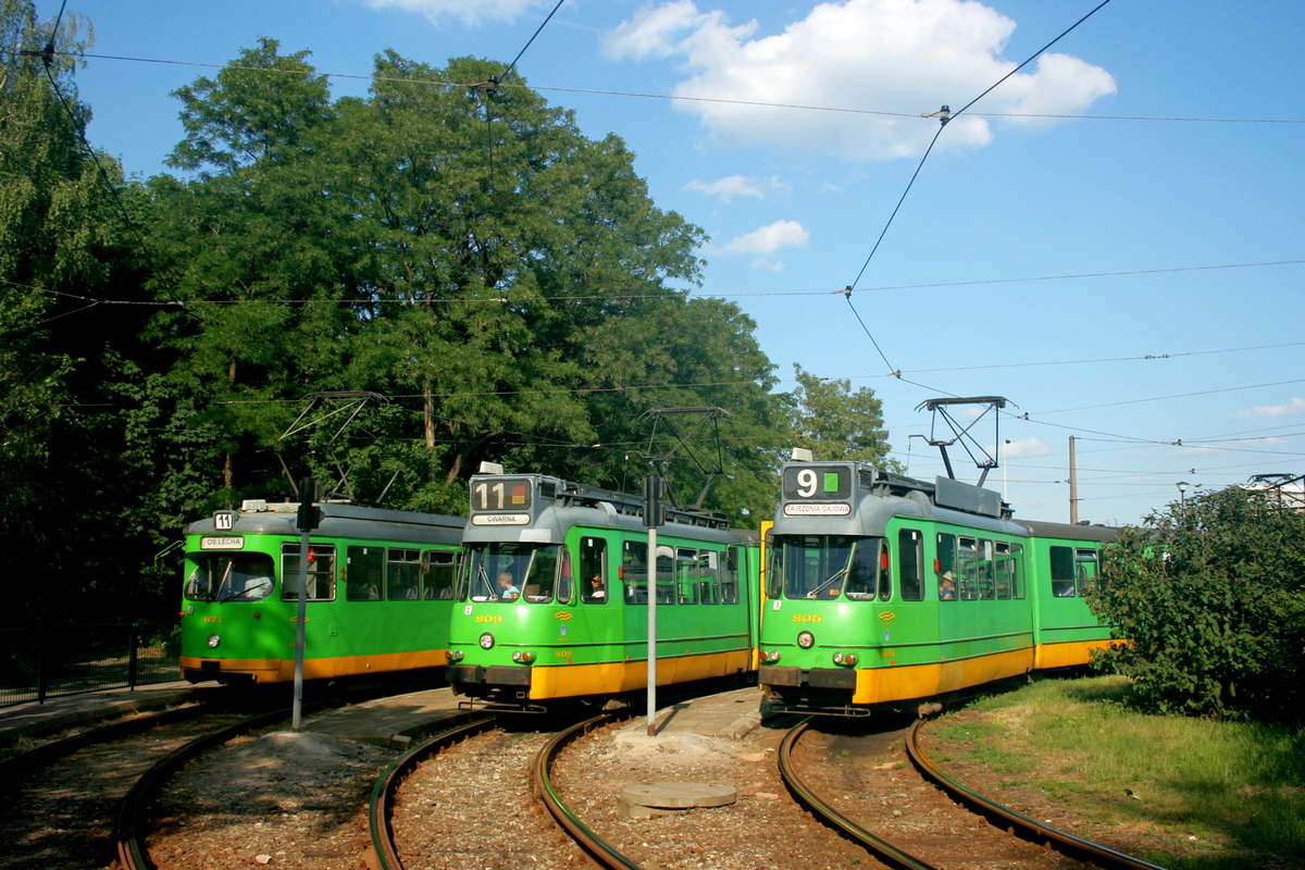 Познань — Final farewell to the Beynes (ex Amsterdam) trams (04/06/2011)