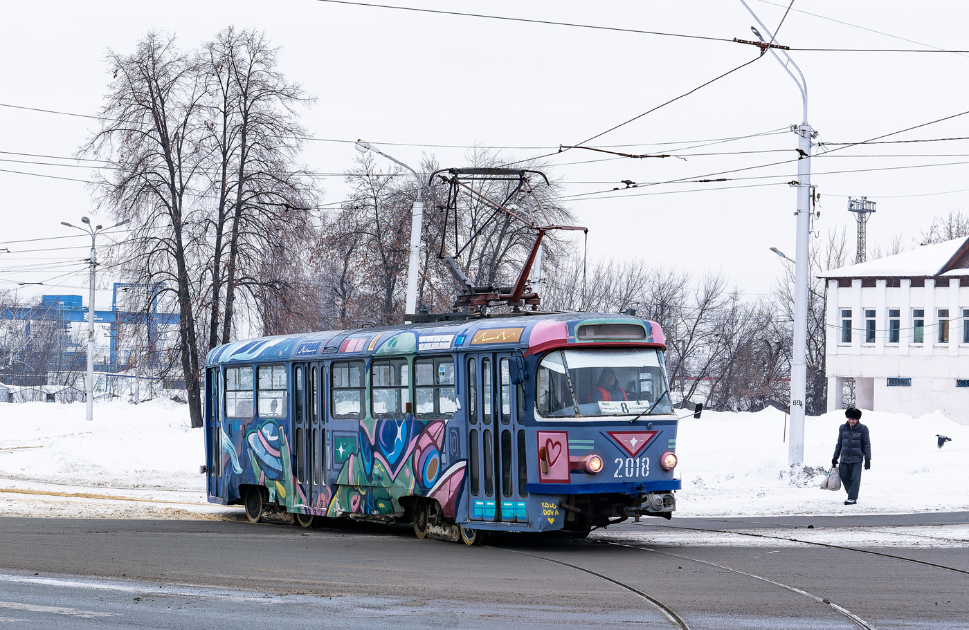 Уфа, Tatra T3D № 2018