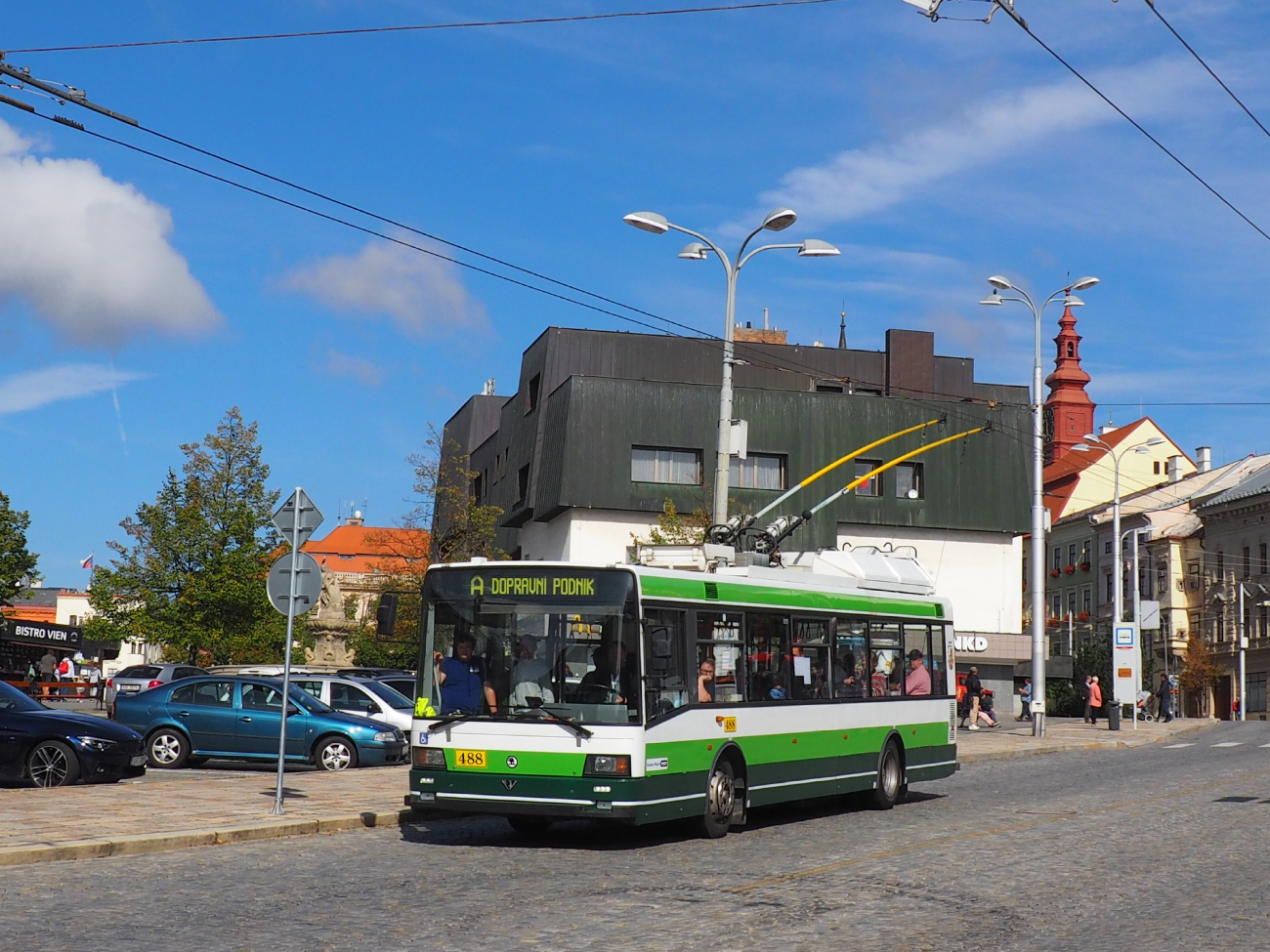 Страшице, Škoda 21TrACI № 488; Йиглава — Юбилей: 75 лет троллейбусу и 80 лет автобусу в Йиглаве (23-24.09.2023)