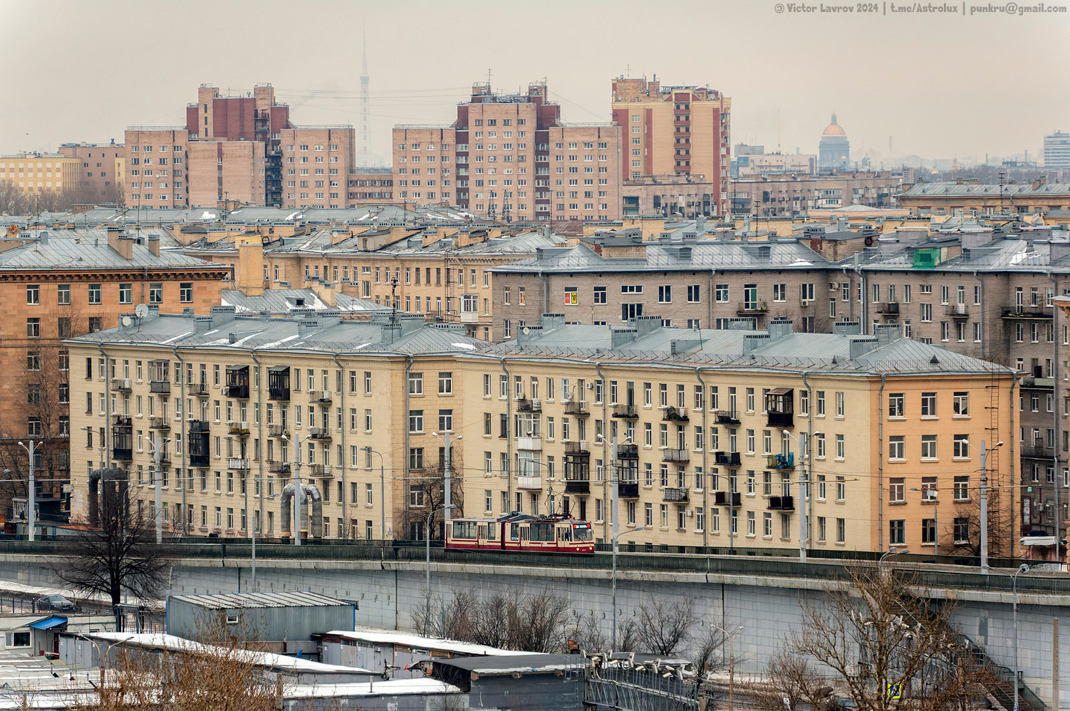 Санкт Петербург — Трамвайные линии и инфраструктура
