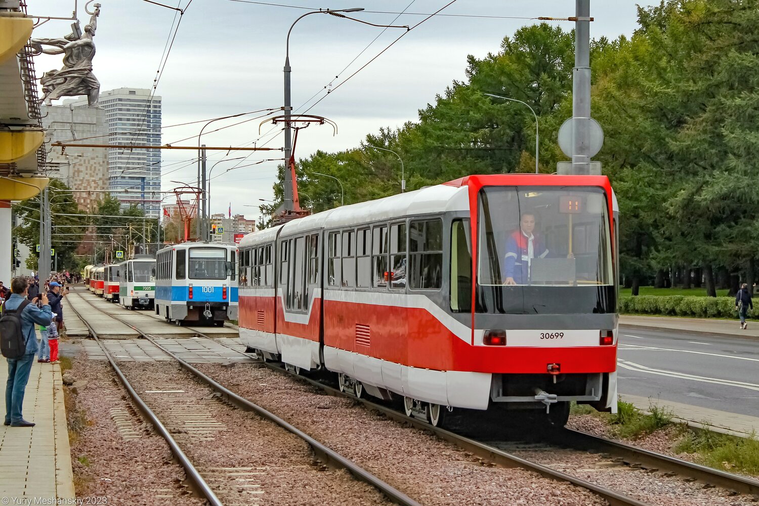 Москва, Tatra KT3R № 30699; Москва — Парад и выставка трамваев в честь Дня города 9 сентября 2023