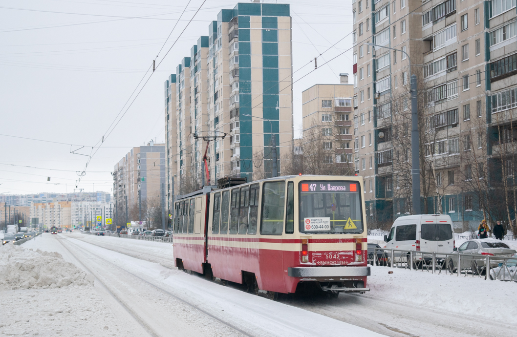 Санкт Петербург, ЛВС-86К № 5042; Санкт Петербург — Трамвайные линии и инфраструктура