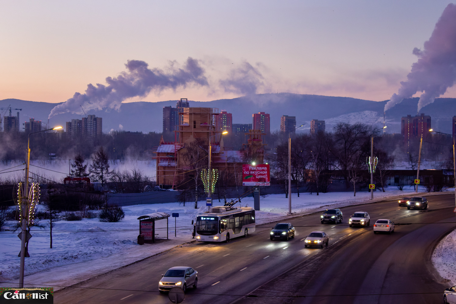 Красноярск — Троллейбусные линии и инфраструктура