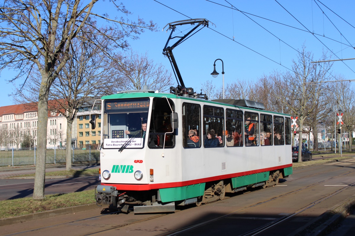 Магдебург, Tatra T6A2M № 1280; Магдебург — T6A2-Abschied 28.01.2024