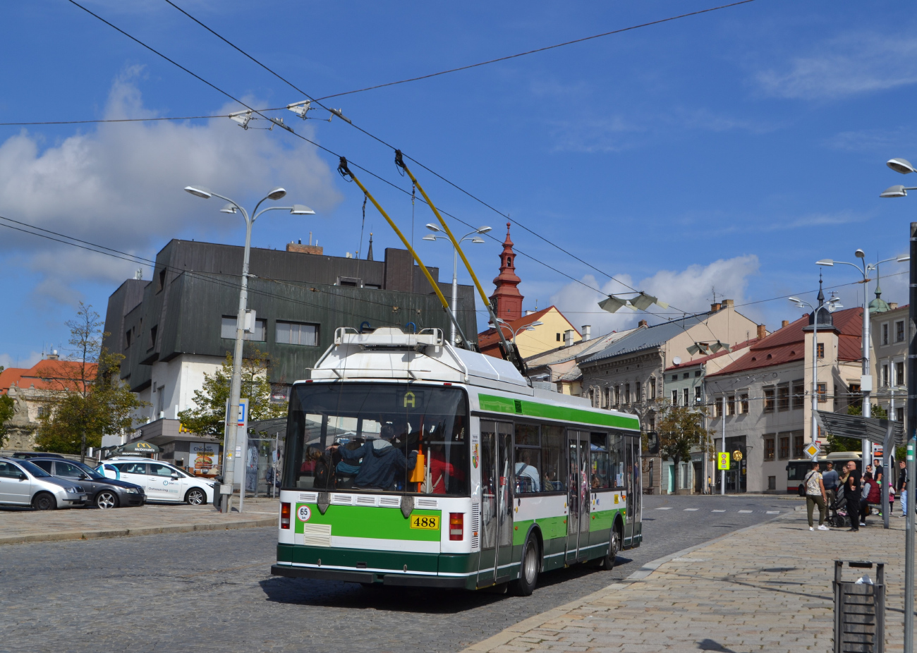 Пльзень, Škoda 21TrACI № 488; Йиглава — Юбилей: 75 лет троллейбусу и 80 лет автобусу в Йиглаве (23-24.09.2023)
