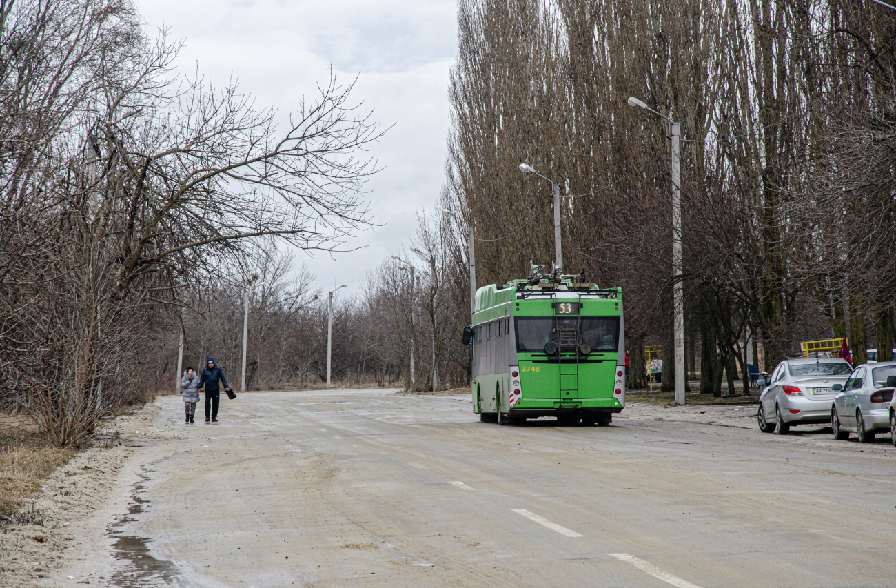 Харьков, PTS 12 № 2748; Харьков — Троллейбусные линии