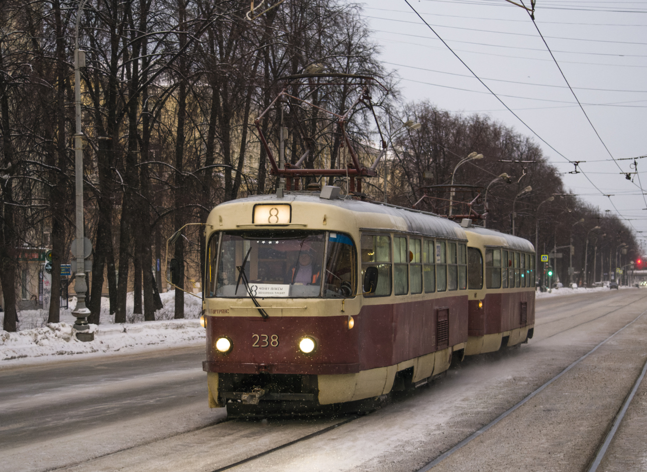 Yekaterinburg, Tatra T3SU # 238