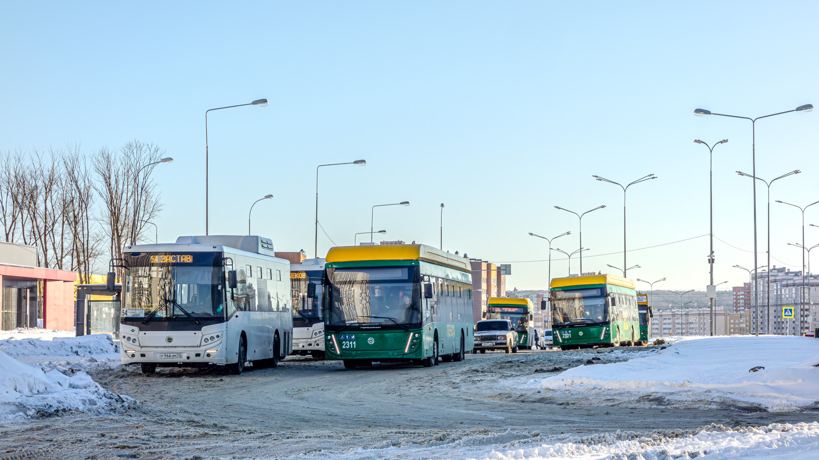 Пенза, УТТЗ-6241.01 «Горожанин» № 2311; Пенза — Конечные станции и кольца