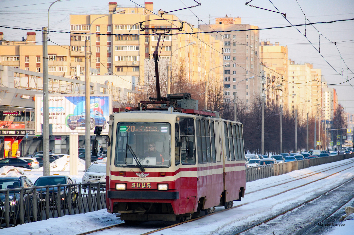 Санкт-Петербург, ЛВС-86К № 3025