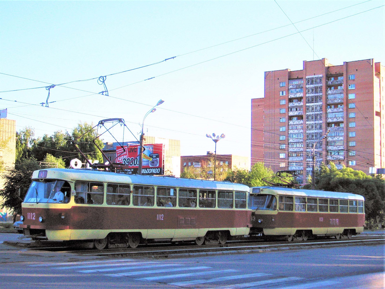 Ижевск, Tatra T3SU (двухдверная) № 1112