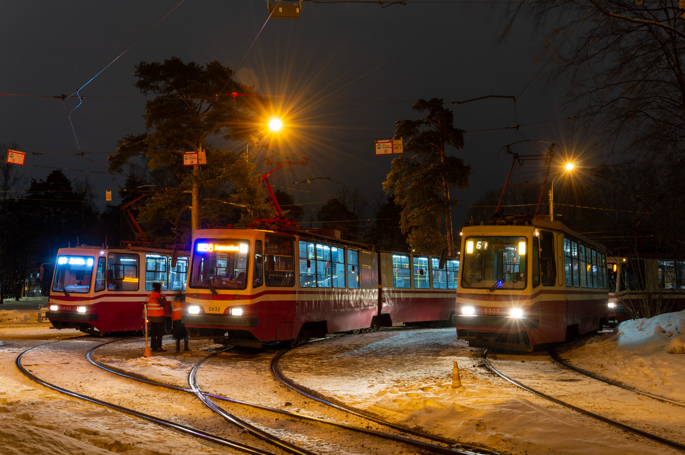 Санкт-Петербург, ЛВС-86К № 0632; Санкт-Петербург, 71-134К (ЛМ-99К) № 5307