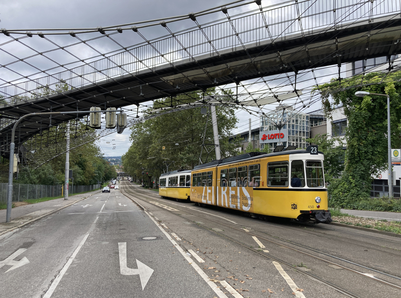 Штутгарт, Esslingen GT4 № 450; Штутгарт — Исторический маршрут 23 на колее 1000 мм.