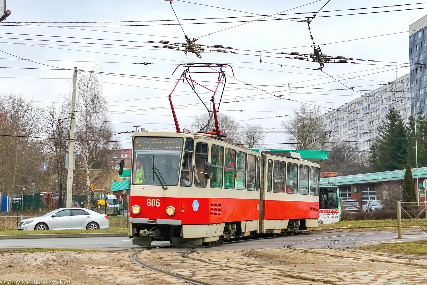 Калининград, Tatra KT4D № 606