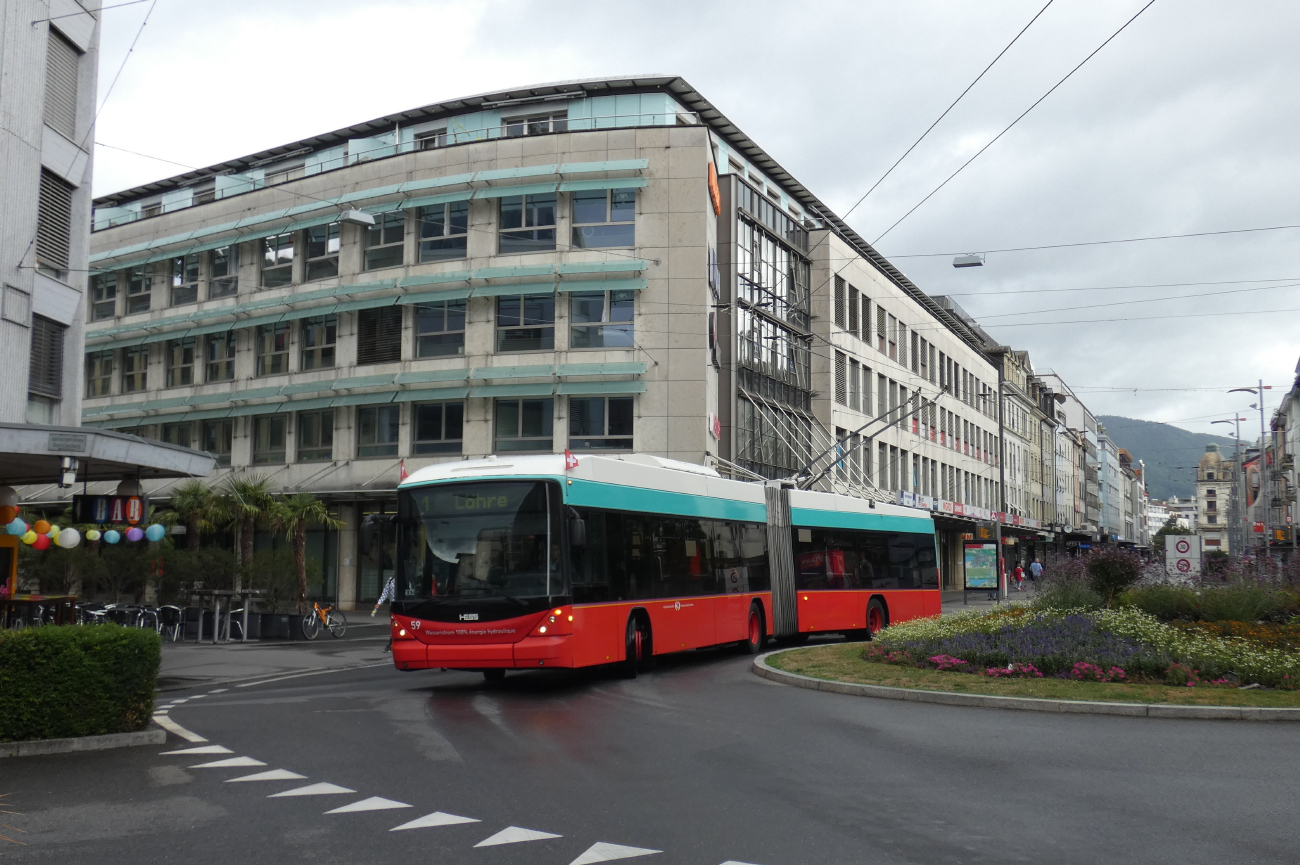 Biel, Hess SwissTrolley 3 (BGT-N2C) # 59
