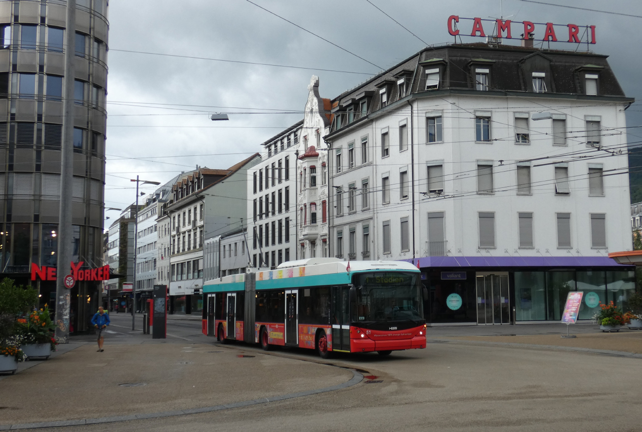 Biel, Hess SwissTrolley 3 (BGT-N2C) nr. 51